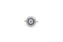 Bague 54 Bague Art déco en platine avec diamants et saphirs 58 Facettes 26478-26558