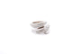 Bague 54 Bague en or blanc 18k sertie de diamants 58 Facettes 26526dv