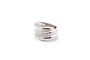 Bague 54 Bague en or blanc 18k sertie de diamants 58 Facettes 26526dv