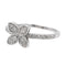 Bague 45 Bague Fleur Or blanc Diamant 58 Facettes 2653077CN