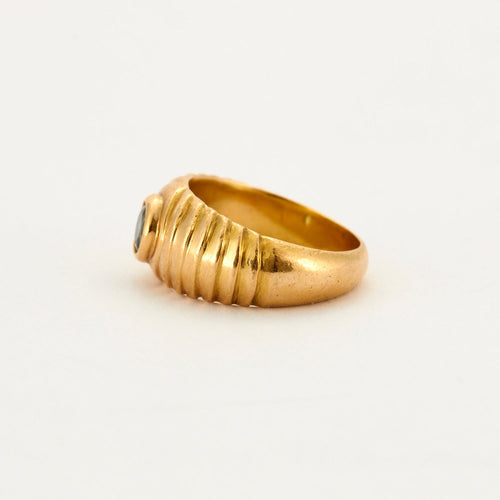 Bague 50 Bague Jonc Godrons Topaze 58 Facettes DV0436-1-50-2
