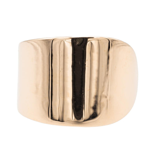 Bague 55 Ginette NY - Bague Bliss Large Open Ring en or rose 58 Facettes 2656020CN
