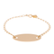 Bracelet Ginette NY - Bracelet Sequin en or rose 18 carats 58 Facettes 2656021CN