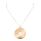 Collier Ginette NY - Collier pendentif Jumbo Donut on Chain en or rose 58 Facettes 2656184CN