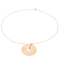 Collier Ginette NY - Collier pendentif Jumbo Donut on Chain en or rose 58 Facettes 2656184CN