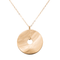 Collier Ginette NY - Collier pendentif Jumbo Donut on Chain en or rose 58 Facettes 2656184CN