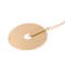 Collier Ginette NY - Collier pendentif Jumbo Donut on Chain en or rose 58 Facettes 2656184CN