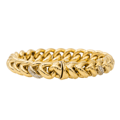 Bracelet Bracelet Or jaune, Or blanc Diamant 58 Facettes 2666010CN