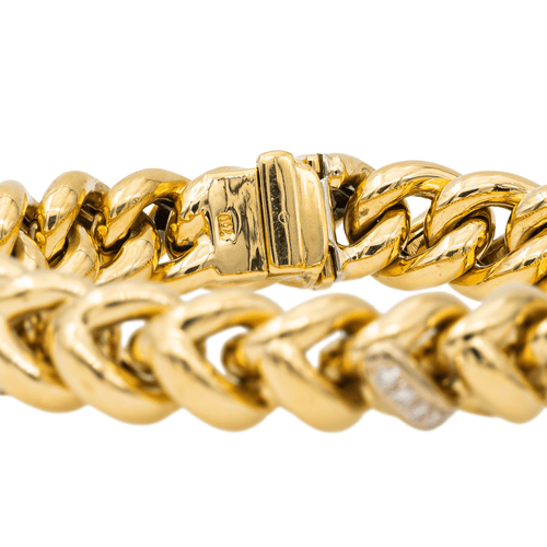 Bracelet Bracelet Or jaune, Or blanc Diamant 58 Facettes 2666010CN