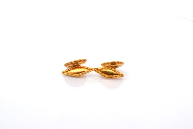 Boutons de manchette Lalaounis - Boutons de manchette en or jaune 18k 58 Facettes 26667