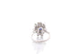 Bague 51 Bague saphir 2,51 ct et diamants en or blanc 18k 58 Facettes 27173-26694