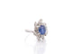 Bague 51 Bague saphir 2,51 ct et diamants en or blanc 18k 58 Facettes 27173-26694