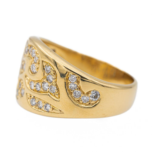 Bague 53 Bague Bandeau Or jaune Diamant 58 Facettes 2669457CN