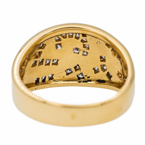 Bague 53 Bague Bandeau Or jaune Diamant 58 Facettes 2669457CN