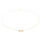 Collier Collier pendentif nœud en or jaune et or blanc 18 carats, diamants 58 Facettes 2673750CN