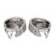Boucles d'oreilles Giorgio Visconti - Boucles d’oreilles en or blanc et diamants 58 Facettes 2673929CN