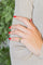 Bague 46 Bague en or blanc 18 carats avec péridot et diamants 58 Facettes 2675134CN