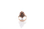 Bague 52 Bague ancienne en or jaune 18k et grenats 58 Facettes 26753
