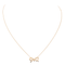 Collier Ginette NY Collier Pendentif Mini bow Or rose 58 Facettes 2678581CN