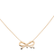 Collier Ginette NY Collier Pendentif Mini bow Or rose 58 Facettes 2678581CN