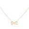 Collier Ginette NY Collier Pendentif Mini bow Or rose 58 Facettes 2678581CN