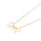 Collier Ginette NY Collier Pendentif Mini bow Or rose 58 Facettes 2678581CN