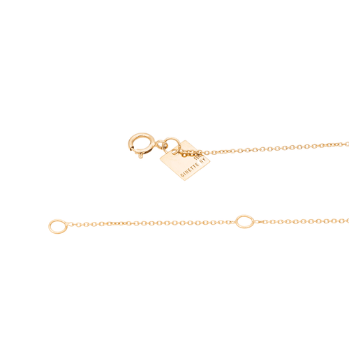 Collier Ginette NY Collier Pendentif Mini bow Or rose 58 Facettes 2678581CN