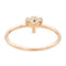 Bague 52 Ginette NY Bague Solitaire Be Mine Maria Large Engagement Ring Or rose Diamant 58 Facettes 2678594CN