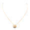 Collier Ginette NY Collier Little Monogram Or rose 58 Facettes 2678597CN