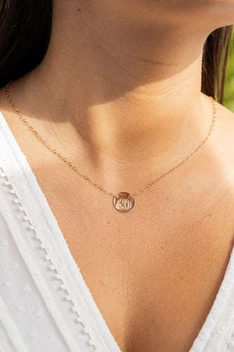 Collier Ginette NY Little Monogram - Collier en or rose 58 Facettes 2678597CN