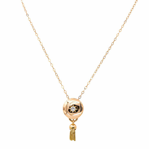 Collier Collier pendentif - Or rose 18 carats et diamant taille brillant 58 Facettes 2680450CN