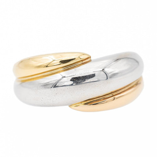 Bague 61 Bague Or blanc, Or jaune, Or rose 58 Facettes 2682329CD