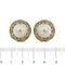 Boucles d'oreilles Boucles d’oreilles Mabé - Puces en or 18 carats avec diamants et perles 58 Facettes 26824