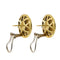 Boucles d'oreilles Boucles d’oreilles Mabé - Puces en or 18 carats avec diamants et perles 58 Facettes 26824
