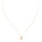 Collier Ginette NY Collier Pendentif Mini Ever Disc & Diam on Chain Or rose Diamant 58 Facettes 2682447CN