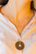Collier Ginette NY - Collier pendentif Jumbo Donut en or rose 18 carats 58 Facettes 2682452CN