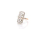 Bague 53 Bague Art déco en or 18k et platine avec diamants 58 Facettes 26810-26951-26860