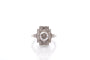 Bague 53.5 Bague Art déco en platine avec diamant 0,99 ct 58 Facettes 26861-26983