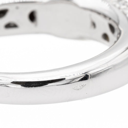 Bague 53 Bague Cocktail Or blanc Perle, Diamant 58 Facettes 2686301CN