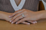 Bague 54 Bague Art déco en platine et or 18k avec diamants 58 Facettes 26872-26984