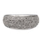 Bague 53 Bague Jonc Or blanc Diamant 58 Facettes 2687434CN