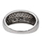 Bague 53 Bague Jonc Or blanc Diamant 58 Facettes 2687434CN