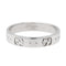 Bague 56 Gucci Bague Fine Icon Or blanc 58 Facettes 2688018CN