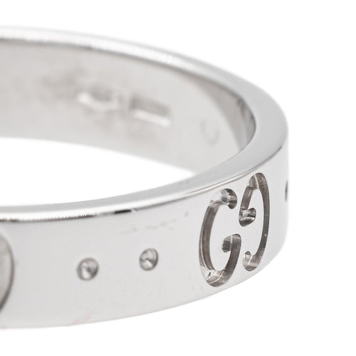 Bague 56 Gucci Fine Icon - Bague en or blanc 18 carats 58 Facettes 2688018CN