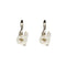 Boucles d'oreilles Boucles d’oreilles - Puces en or blanc 18 carats, perles et diamants 58 Facettes 26902