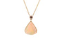Collier Collier pendentif en or 18k avec opale et diamant brun 58 Facettes 26945
