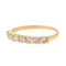 Bague 55 Bague Demi alliance Or jaune Diamant 58 Facettes 2697387CN