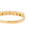 Bague 55 Bague Demi alliance Or jaune Diamant 58 Facettes 2697387CN