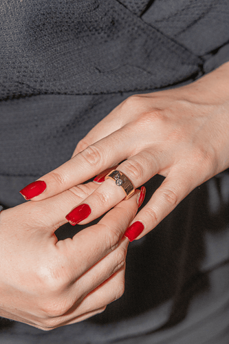 Bague 47.5 Bague Or jaune, Or blanc Diamant 58 Facettes 2697404CN