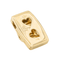Pendentif Poiray Godron - Pendentif en or jaune et diamants 58 Facettes 2699110CN